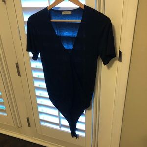 Lightweight faux wrap Madewell bodysuit. NWOT.